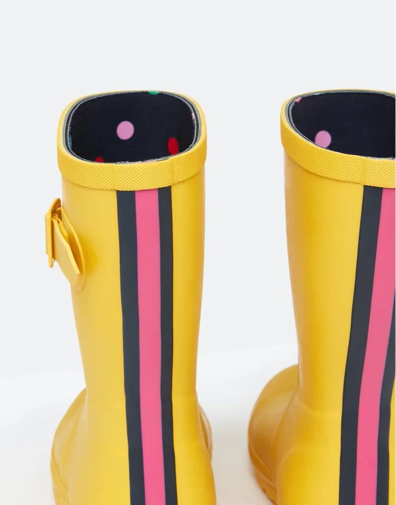 Joules Ladies Kelly Neoprene Lined Antique Gold Wellies-2